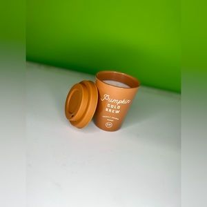 Pumpkin Cold brew fresh fresh aroma single wick candle with lid